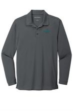 GuideOn Port Authority ® Dry Zone ® UV Micro-Mesh Long Sleeve Polo