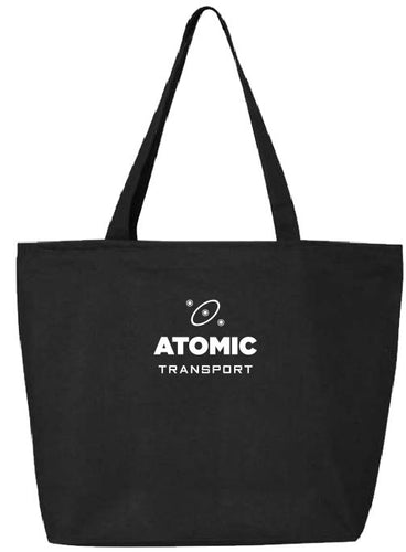 Atomic Zippered Tote 100%heavy cotton canvas