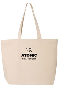 Atomic Zippered Tote 100%heavy cotton canvas