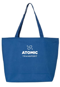 Atomic Zippered Tote 100%heavy cotton canvas