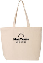 MaxTrans Zippered Tote 100%heavy cotton canvas