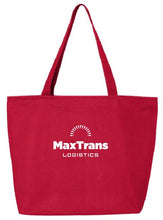 MaxTrans Zippered Tote 100%heavy cotton canvas