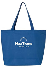 MaxTrans Zippered Tote 100%heavy cotton canvas