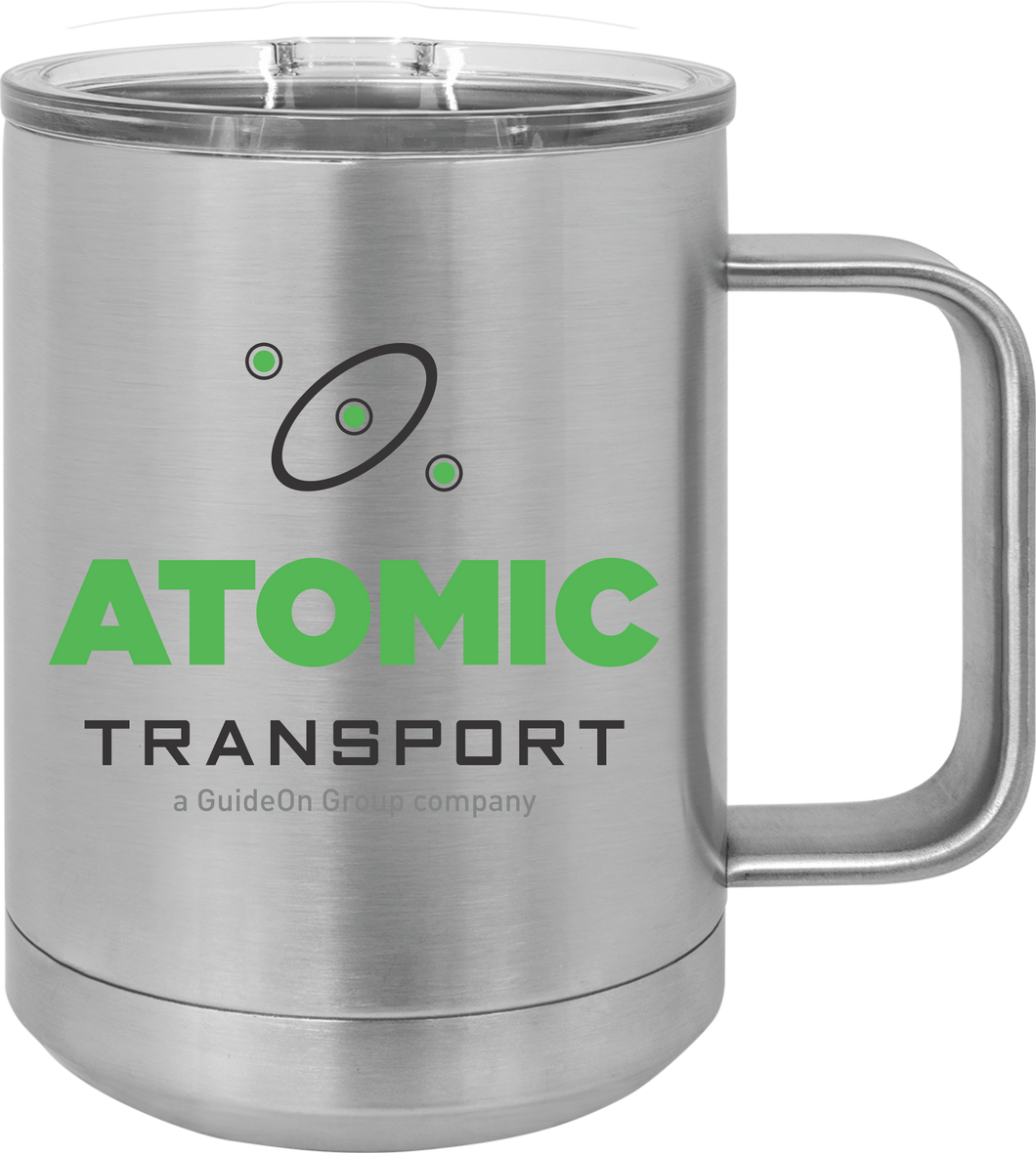 Atomic 15 oz. Aluminum Mug with lid