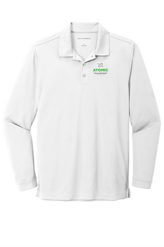 Atomic Port Authority ® Dry Zone ® UV Micro-Mesh Long Sleeve Polo