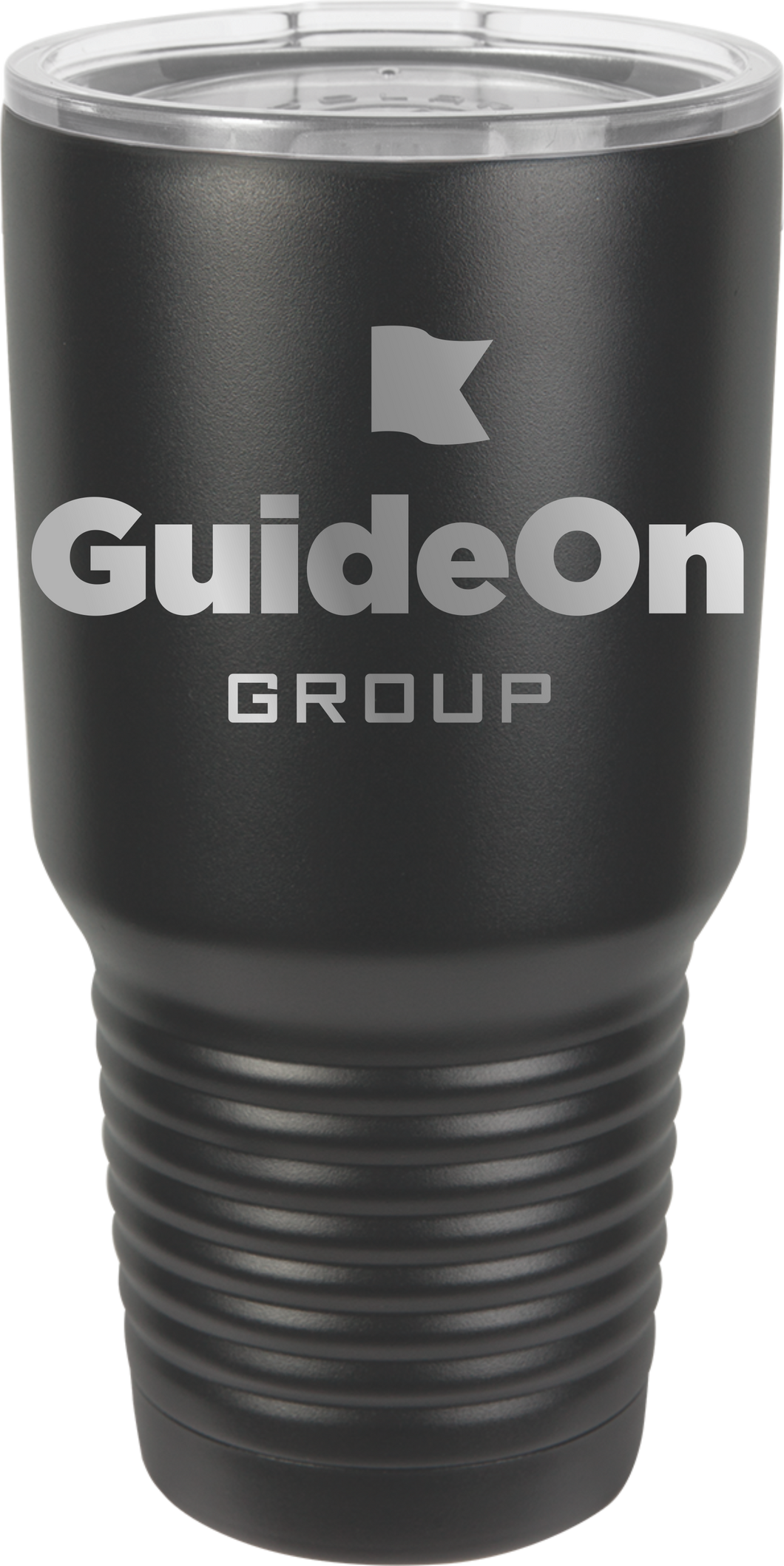 GuideOn 30 oz. Laser Engraved Vacuum Insulated Tumbler w/Lid