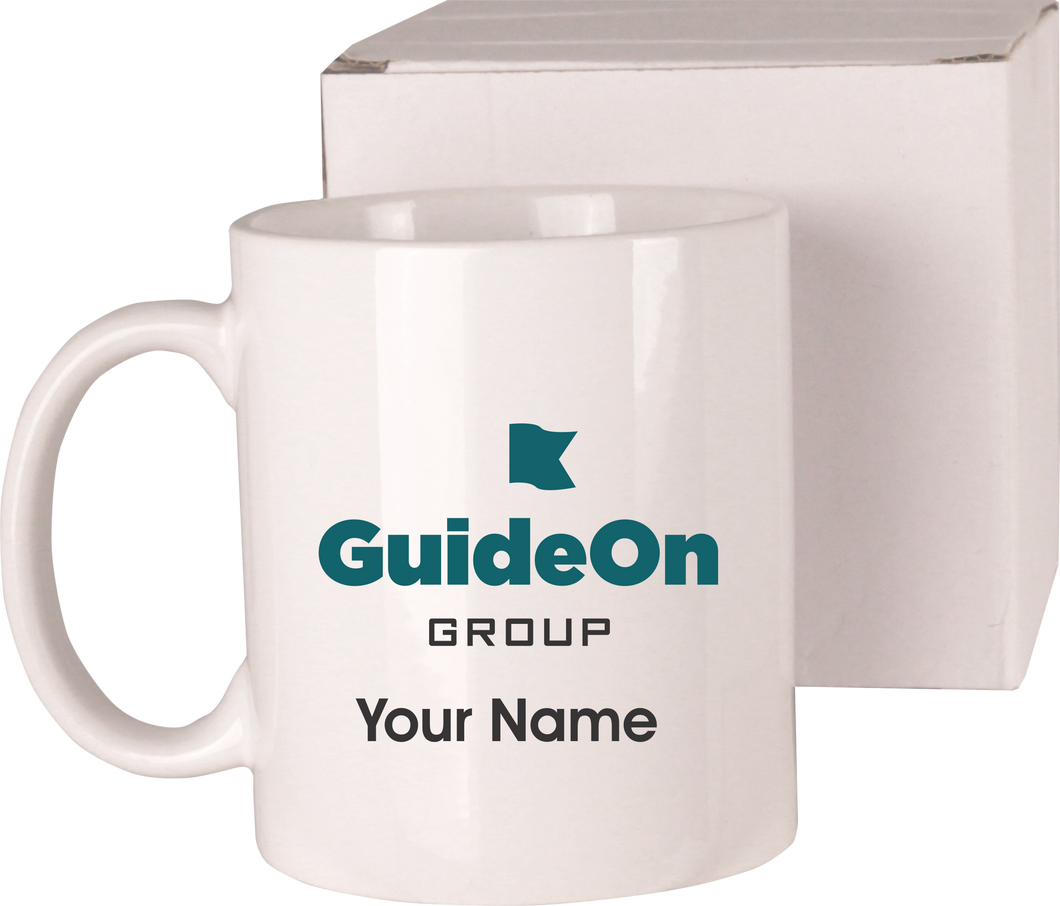 GuideOn 11 oz Coffee Mug with Name