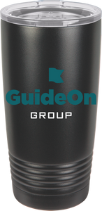 GuideOn 20 oz. Vacuum Insulated Tumbler w/Lid