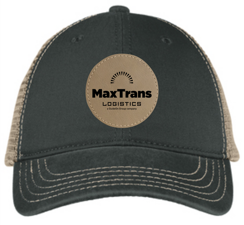 MaxTrans District ® Super Soft Mesh Back Cap with Leather Patch