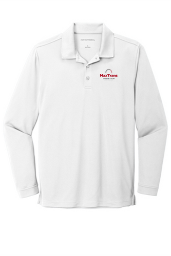 MaxTrans Port Authority ® Dry Zone ® UV Micro-Mesh Long Sleeve Polo