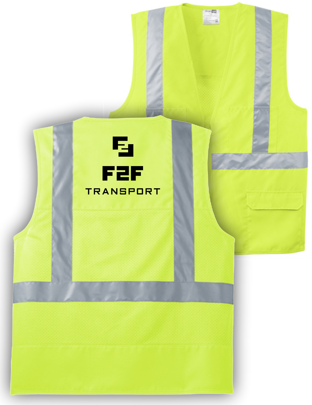 F2F CornerStone® - ANSI 107 Class 2 Mesh Back Safety Vest