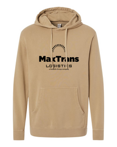 MaxTrans Independent Trading Co. - Unisex Midweight Pigment-Dyed Hooded Sweatshirt