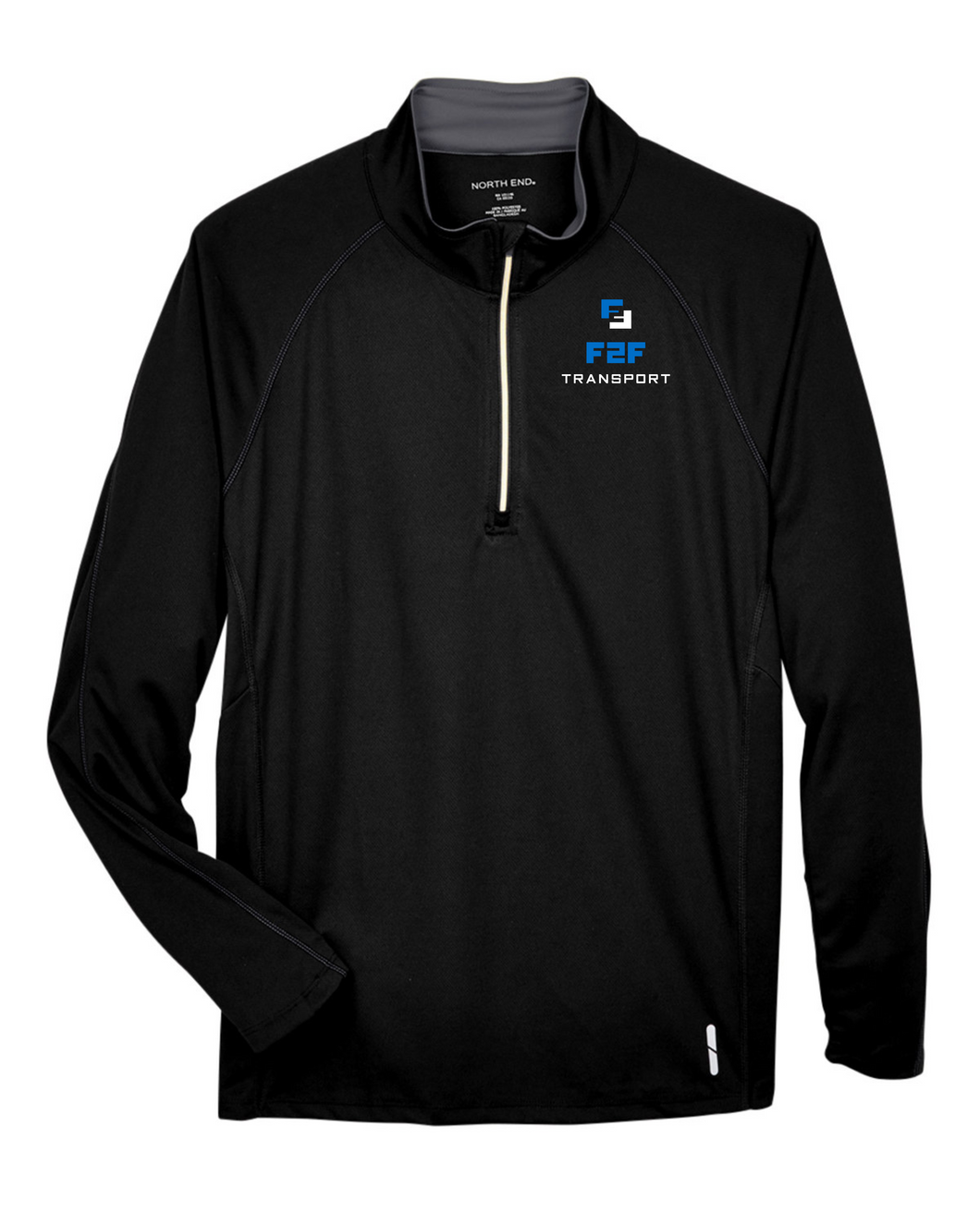 F2F North End Men's Radar Quarter-Zip Performance Long-Sleeve Top